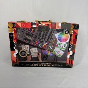 FAO Schwartz 127 Piece Masterwork Studio Art Studio Premium Case For Easy Travel